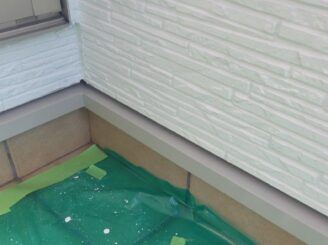 水切り上塗り後