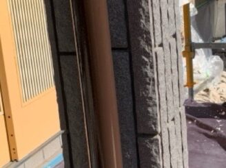 雨樋上塗り前